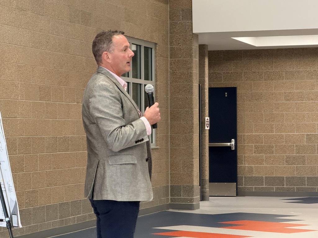 Matt Evans sharing with CTE Teachers
