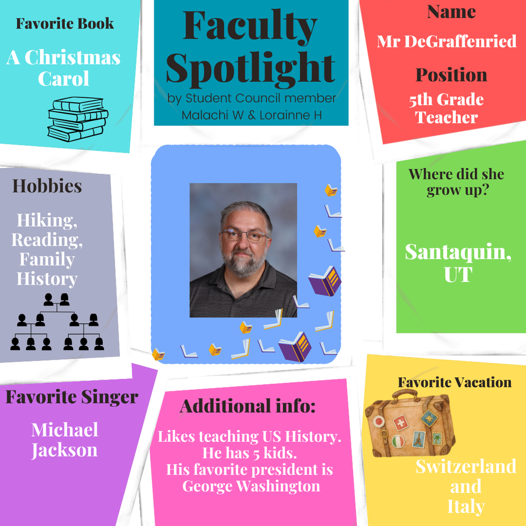 Faculty spotlight on Mr DeGraffenried