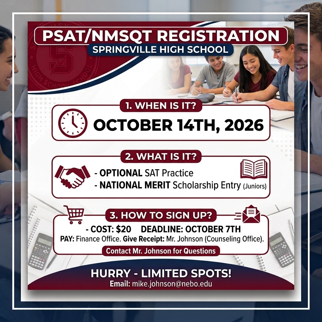 PSAT/NMSQT registration