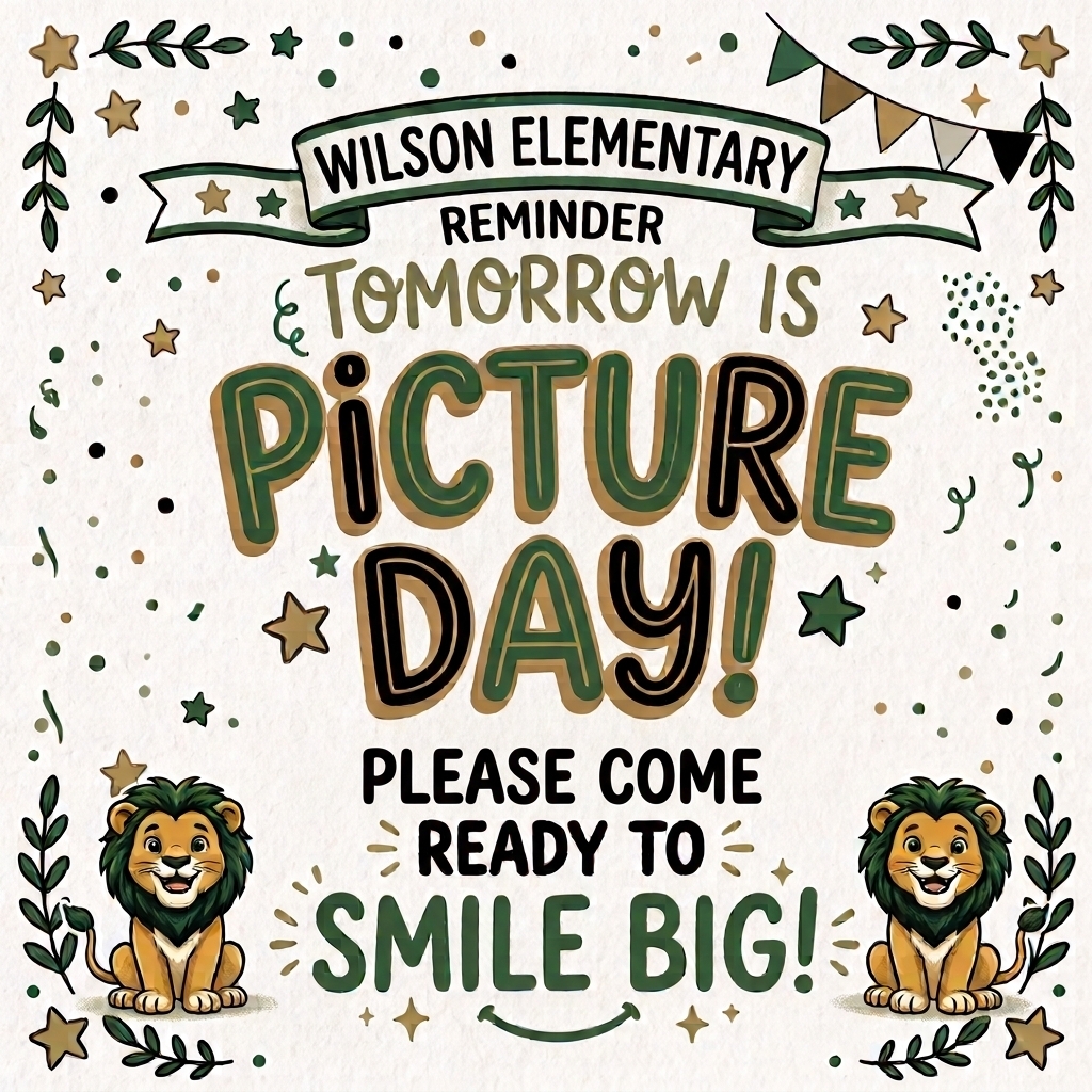Picture Day Reminder