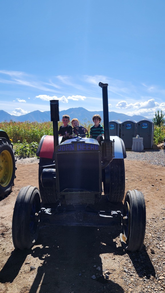 Students enjoying a variety of fun activities and attractions during their visit to Cornbelly’s.