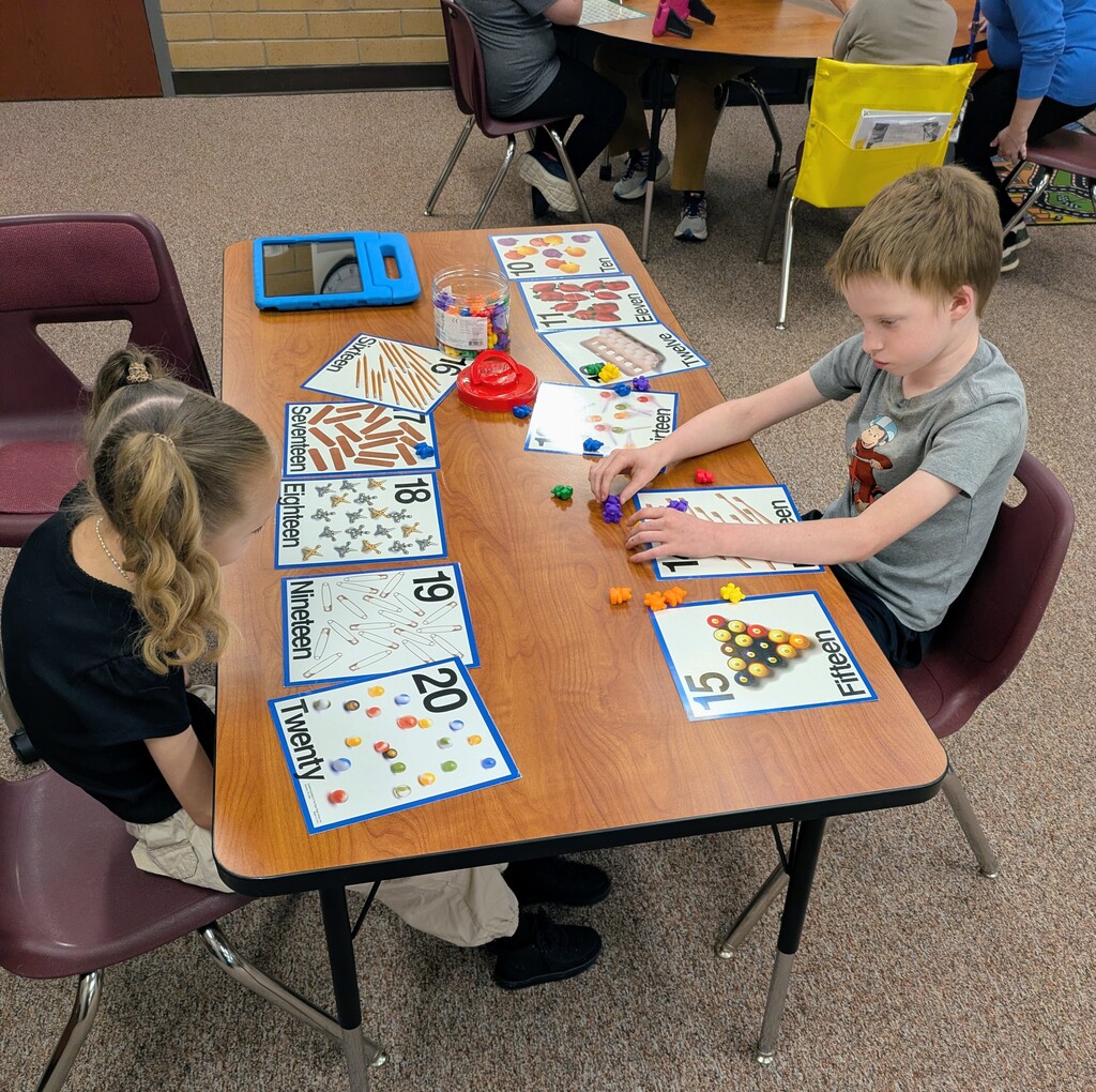 students using tools to learn math 