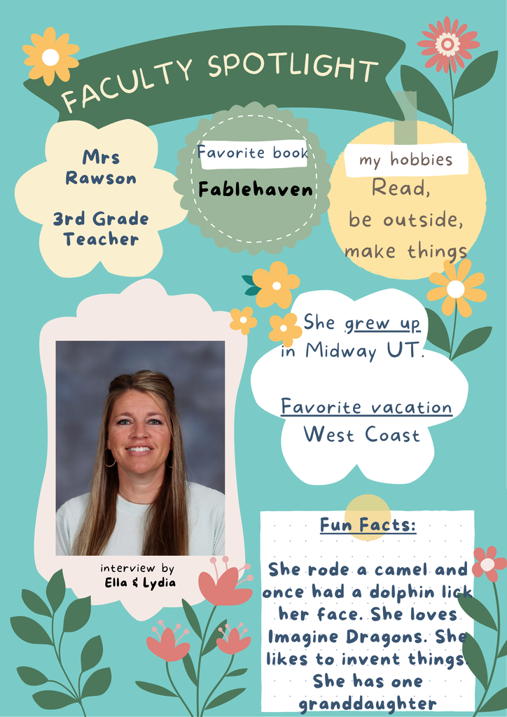 Faculty spotlight on Mrs Rawson