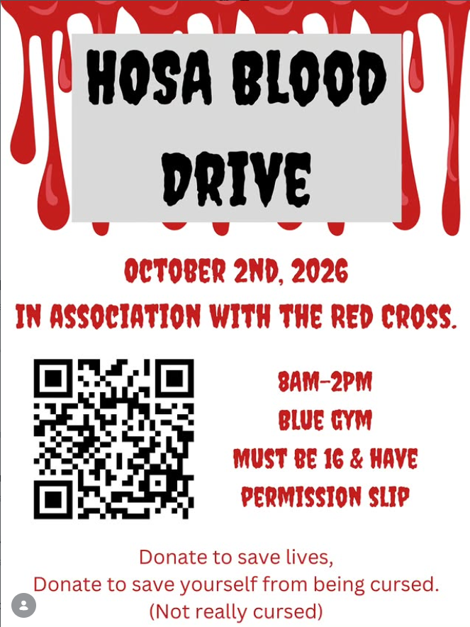 HOSA blood drive
