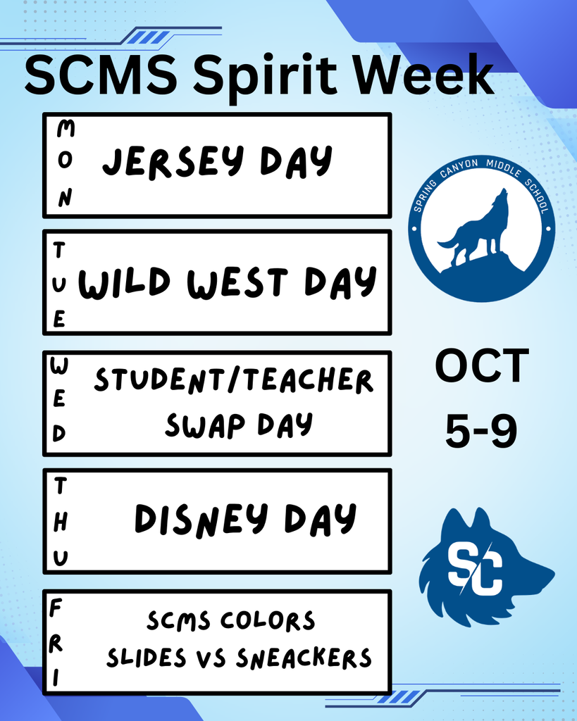 SCMS Spirit Week