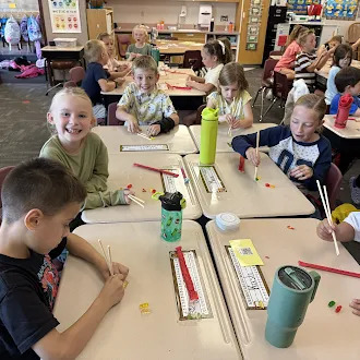 kids using chopsticks