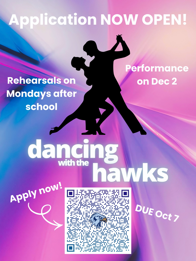Dancing with the hawks applications available until 10/7