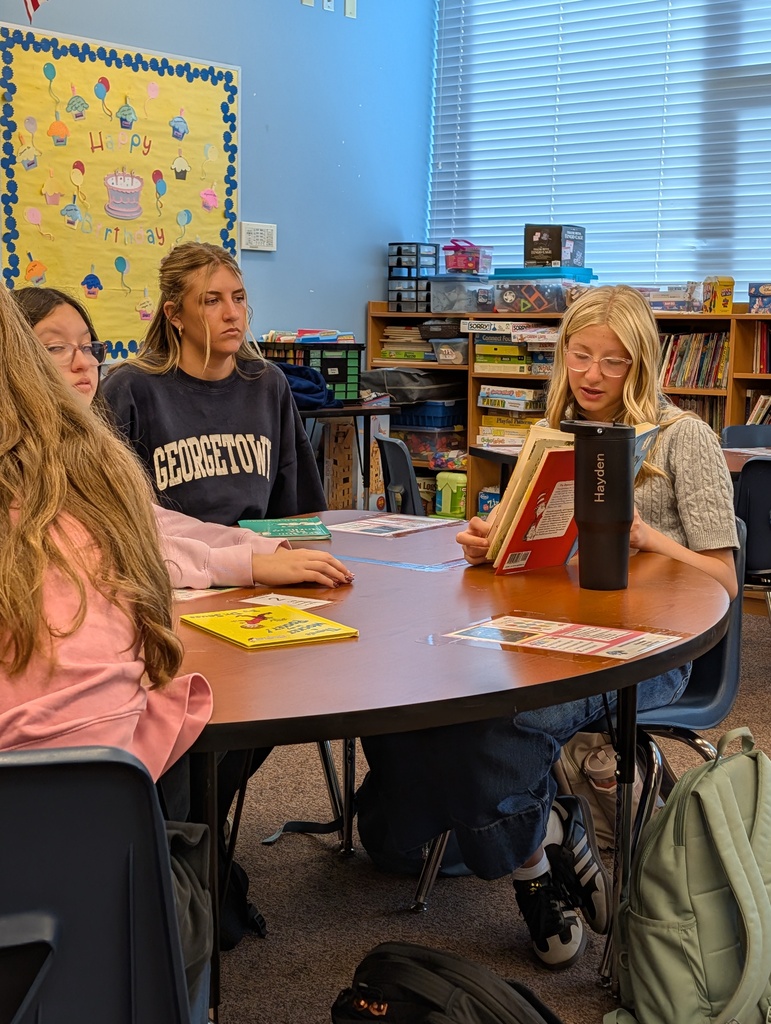 Photo of students reading