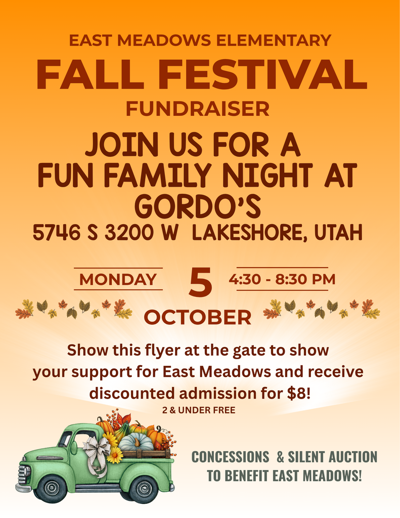 Fundraiser Monday October 5th Gordo's 4:30-8:30pm