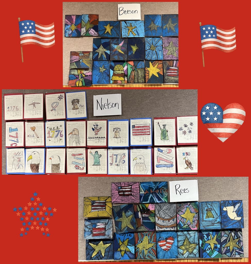 Student Artwork Celebrating 250 Years