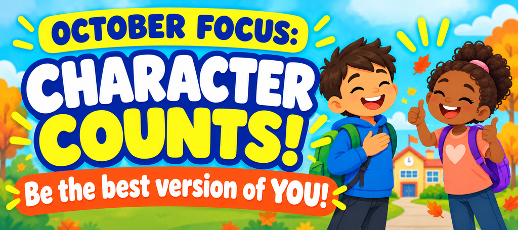 October Focus: Character Counts! Be the best version of you!