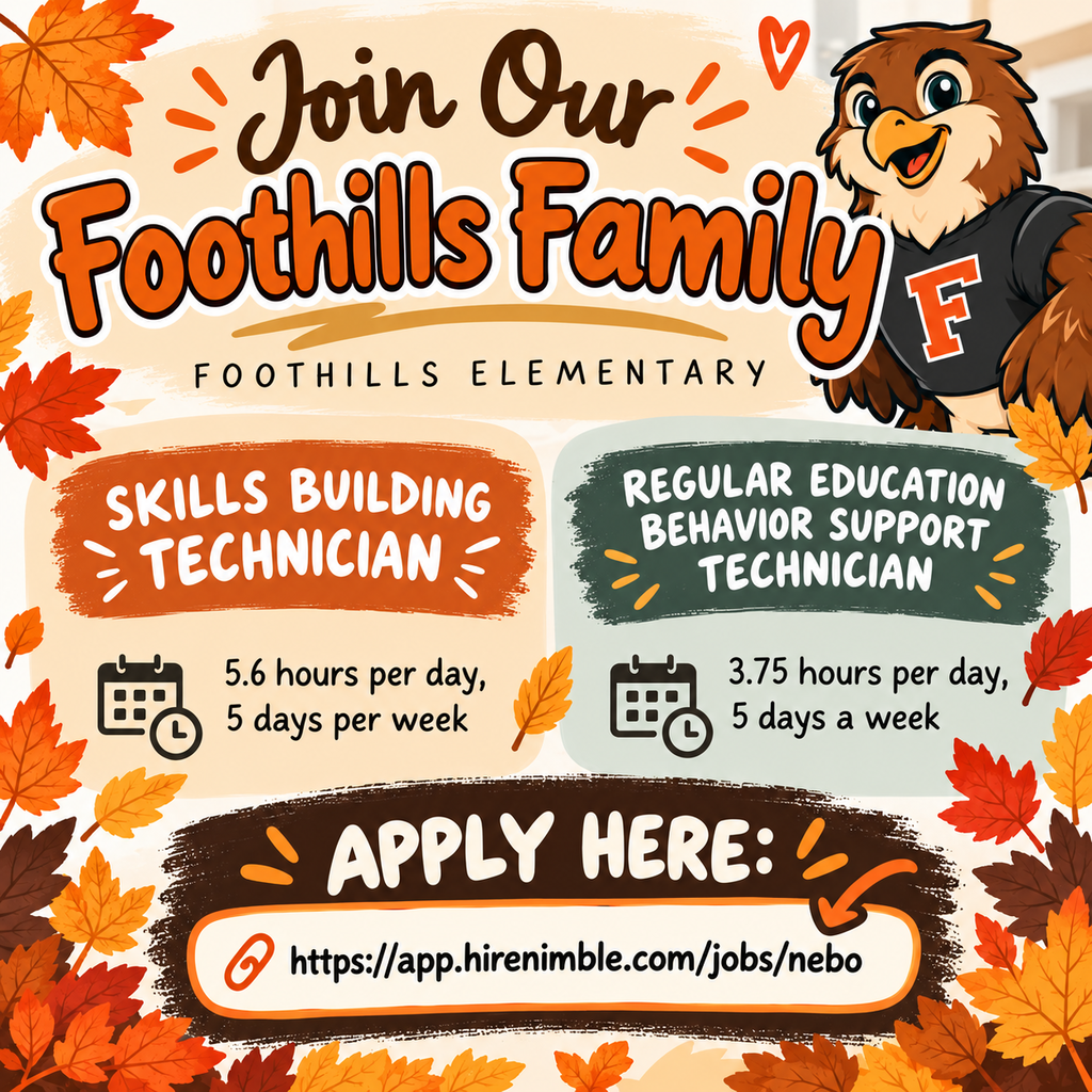 Join the Foothills Family