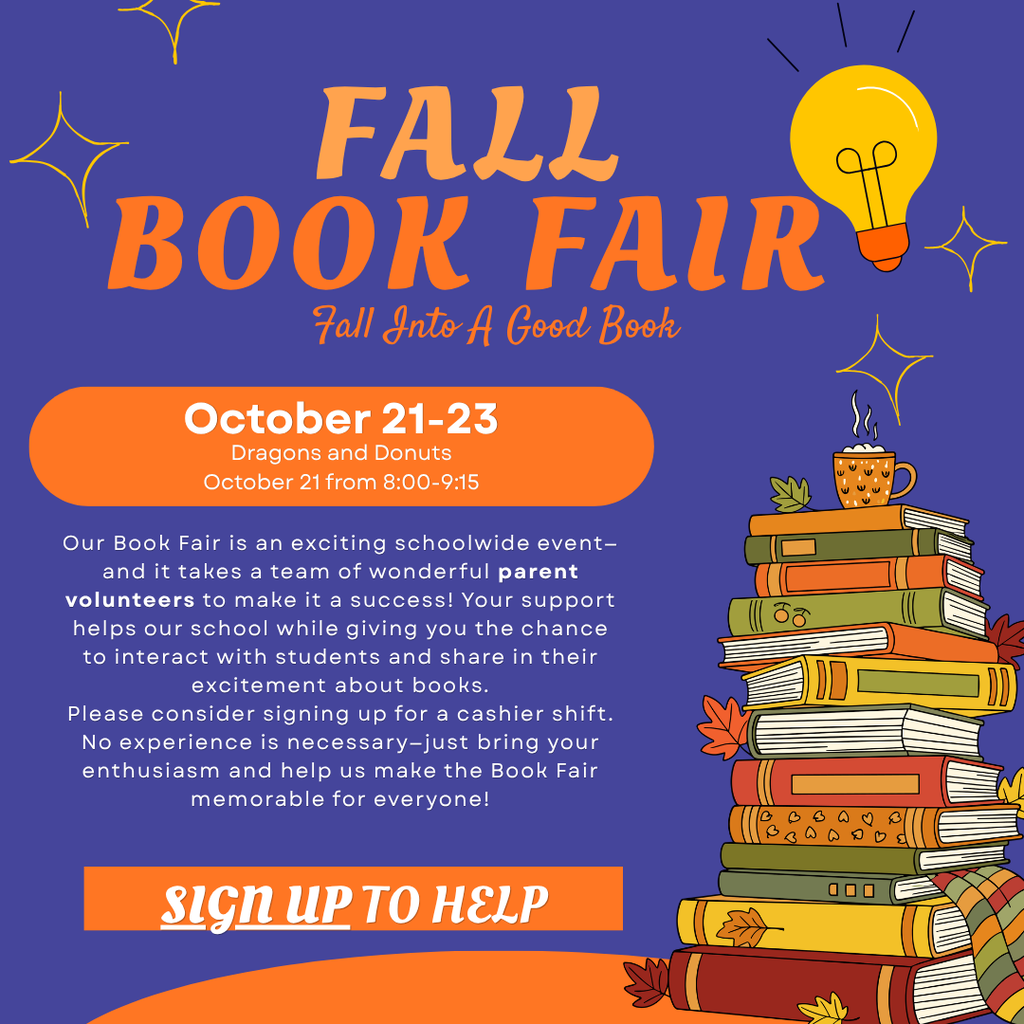 Fall Book Fair Parent Help