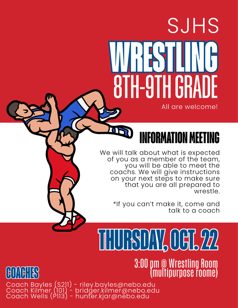 SJHS Wrestling Info Meeting