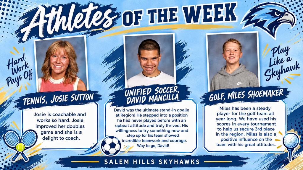 Athletes of the Week
