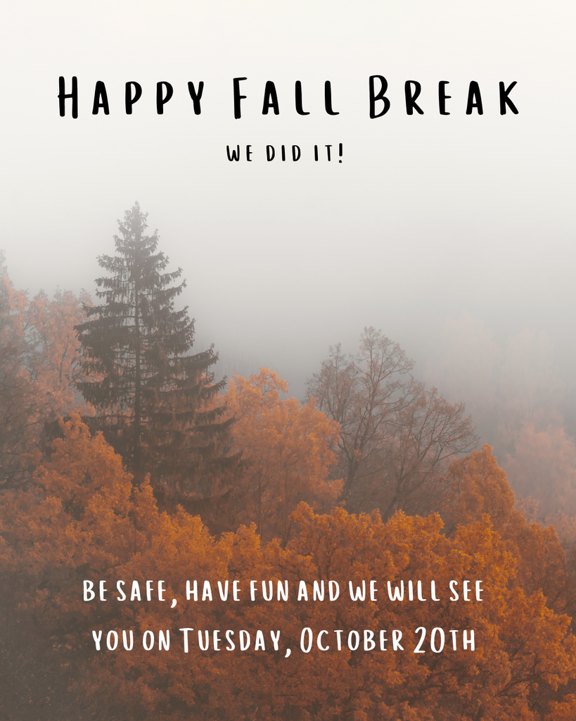 Fall break information 