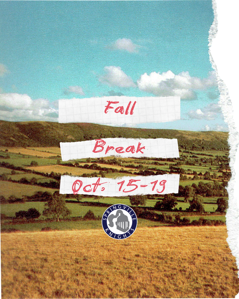 Fall Break October 15-19