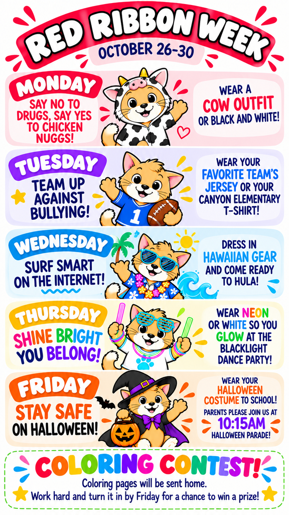 ribbon week: end of the week