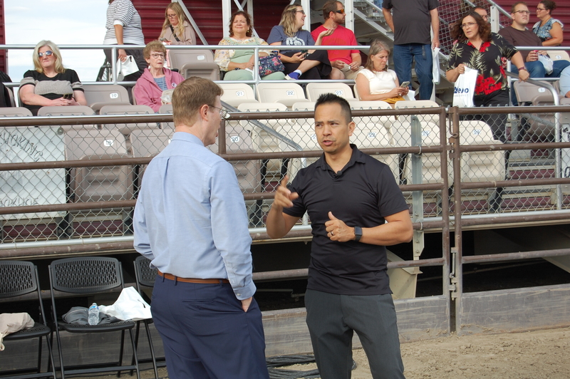 Superintendent and Kyle Reyes