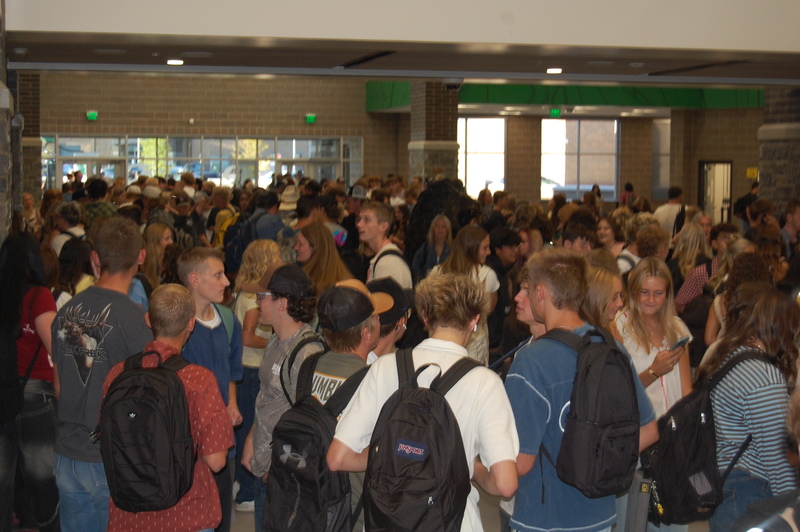 Students in Commons Area