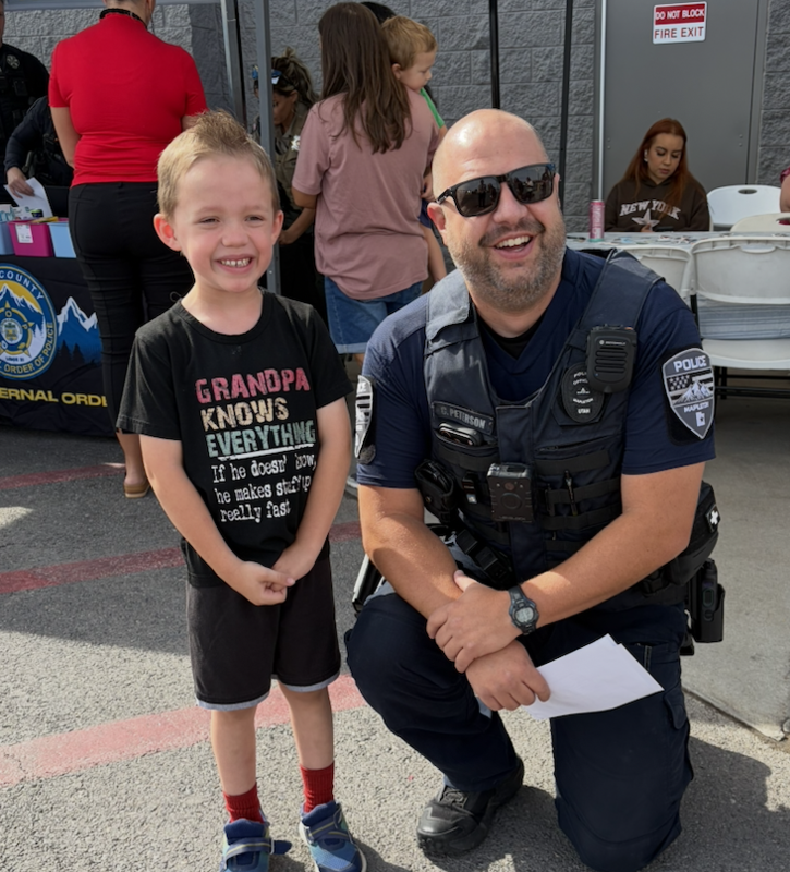 Cop with kid