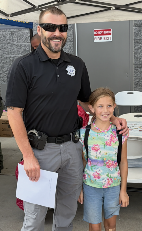 Cop with a kid
