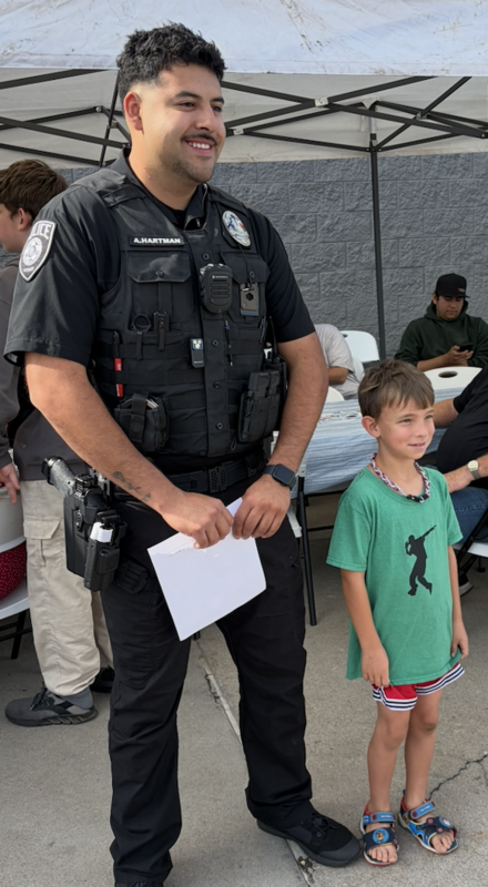 Cop with a kid