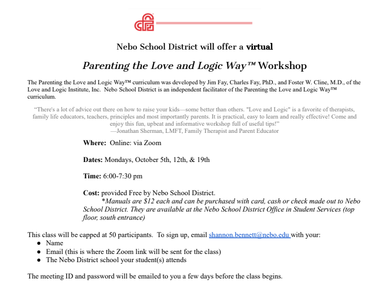 Love and Logic