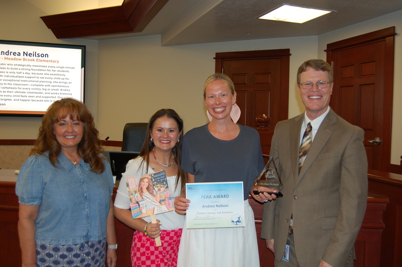 Andrea Neilson PEAK Award Winner