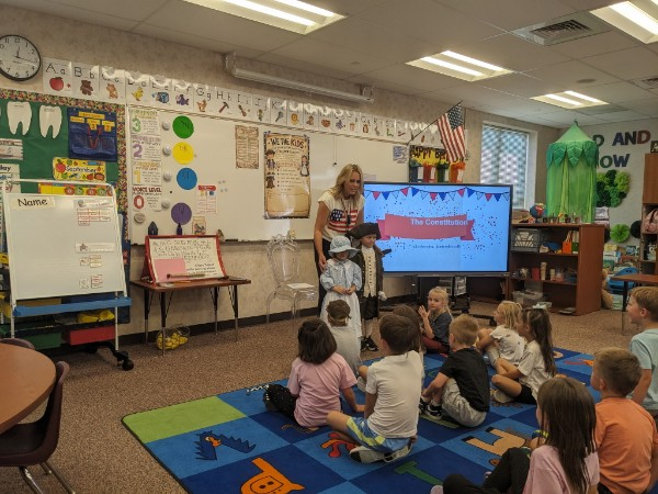 Classroom during Constitution Day