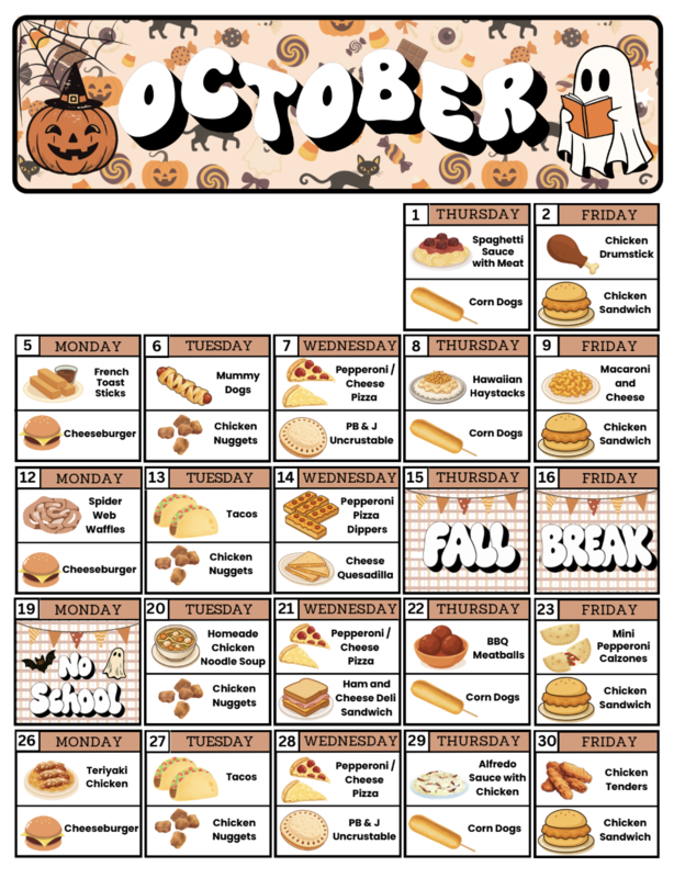 October Reading Calendar