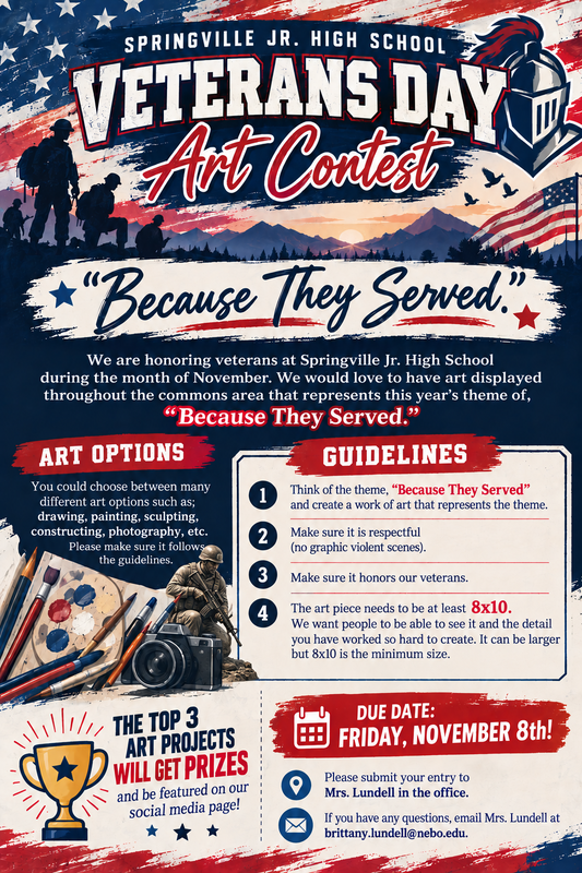 Veteran's Day Art Contest