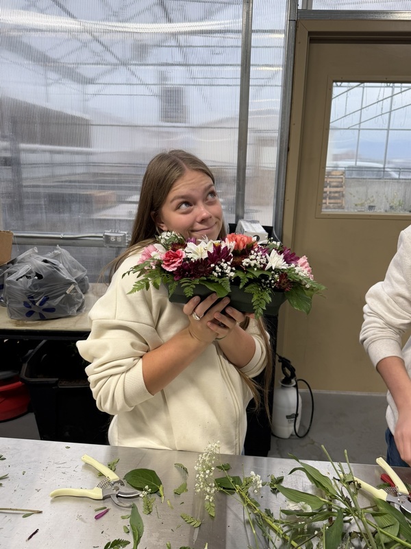 SHHS Floriculture Class