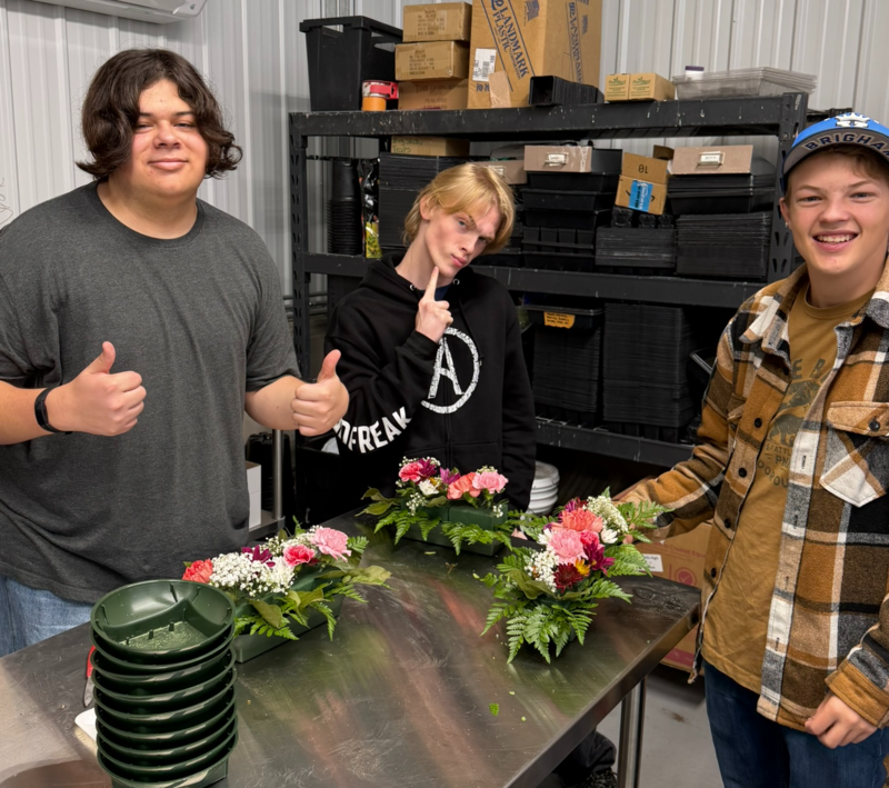 SHHS Floriculture Class