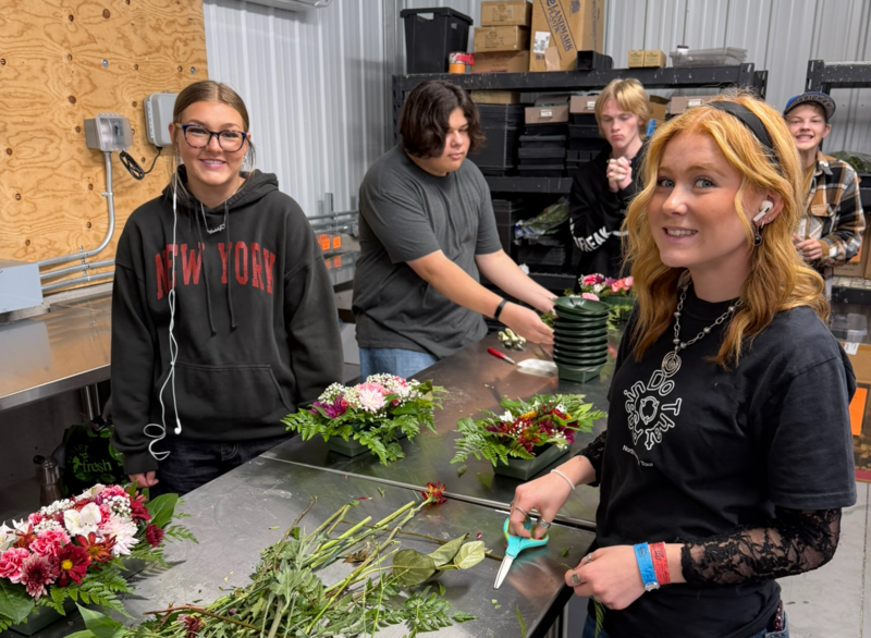 SHHS Floriculture Class