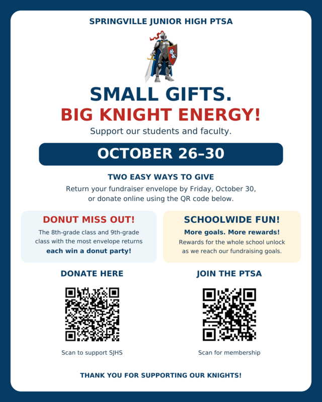 Small Gifts, fundraiser for PTA