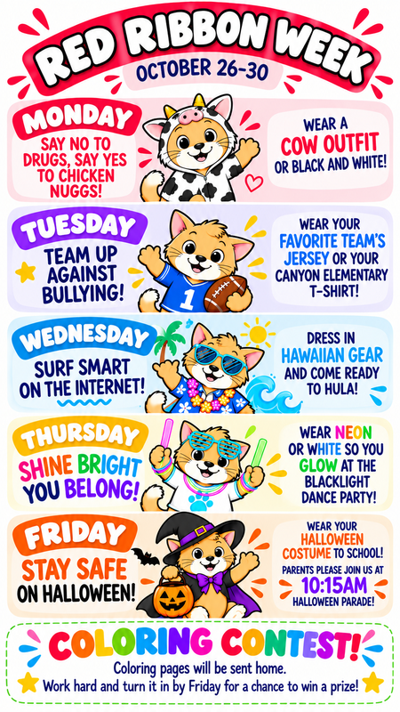 Ribbon week activities