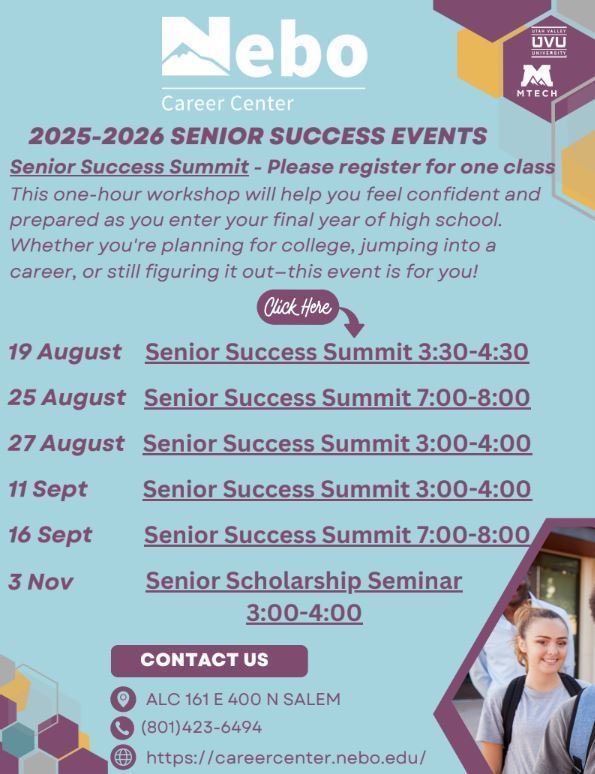 Senior Success Events