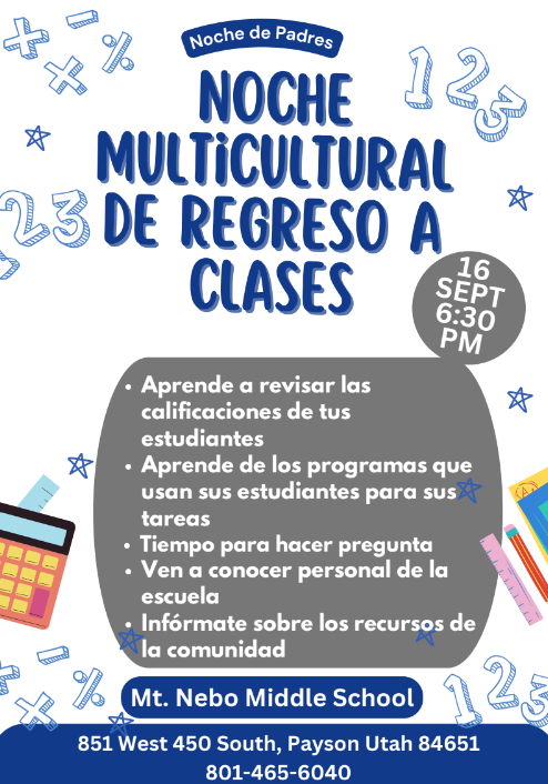 flier in Spanish