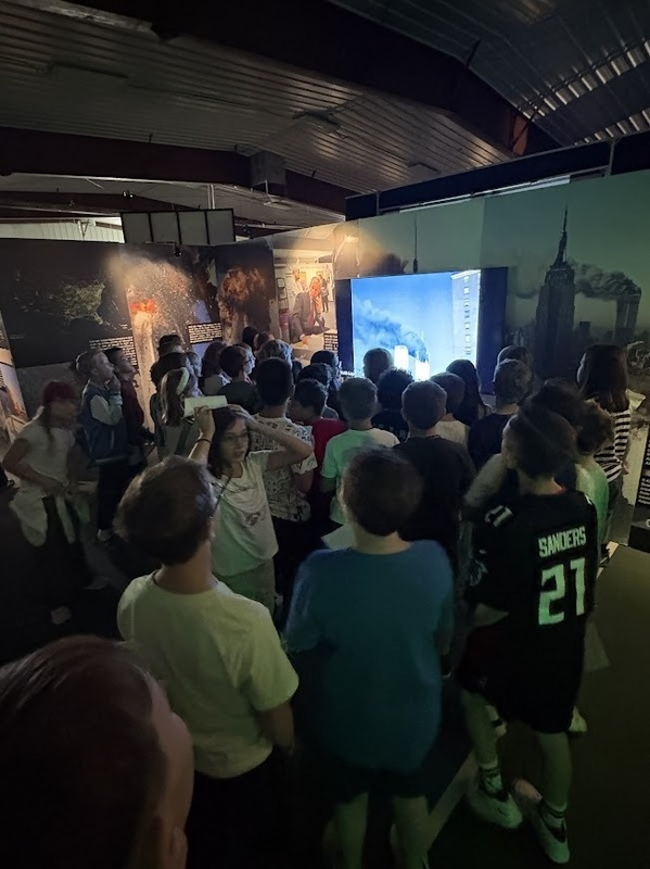 Fifth graders learn about 9/11