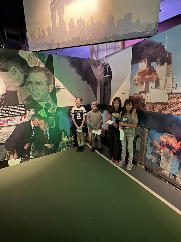 Fifth graders learn about 9/11