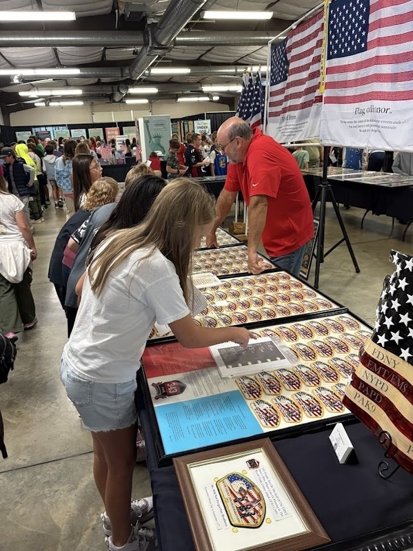 Fifth graders learn about 9/11