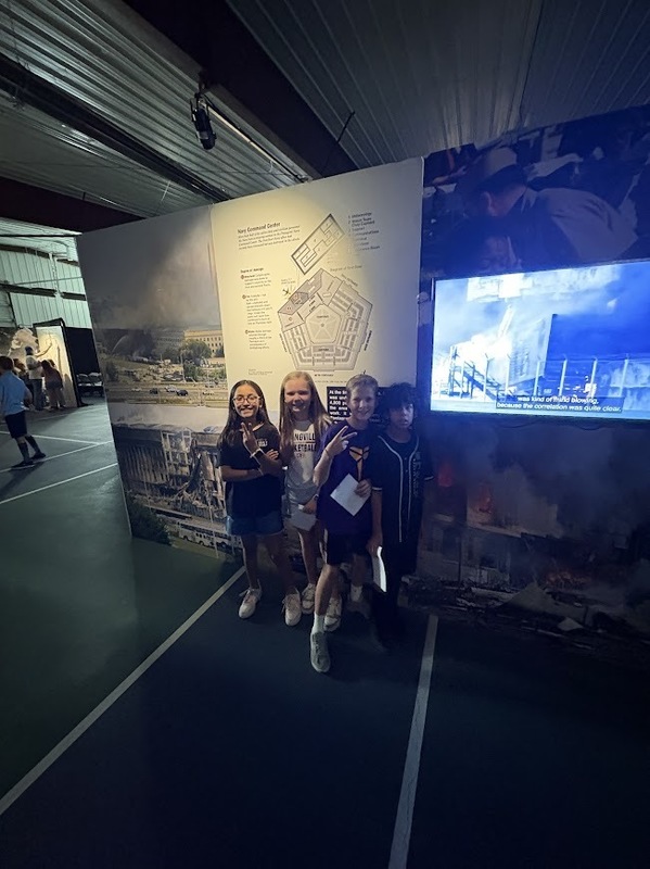 Fifth graders learn about 9/11