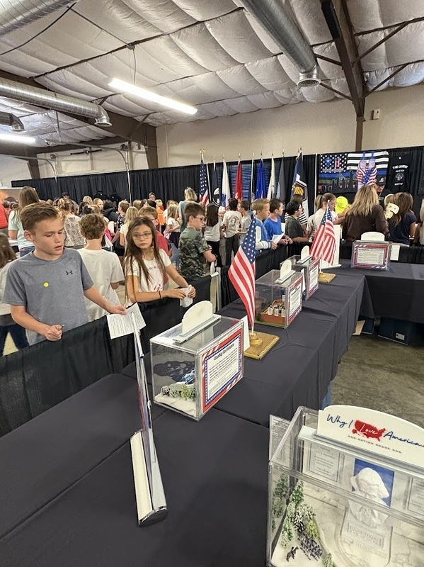 Fifth graders learn about 9/11