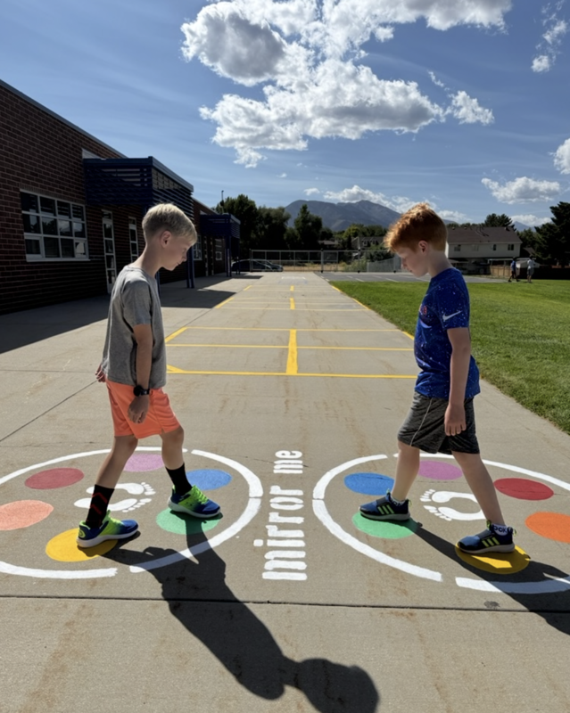 students playing with new color game