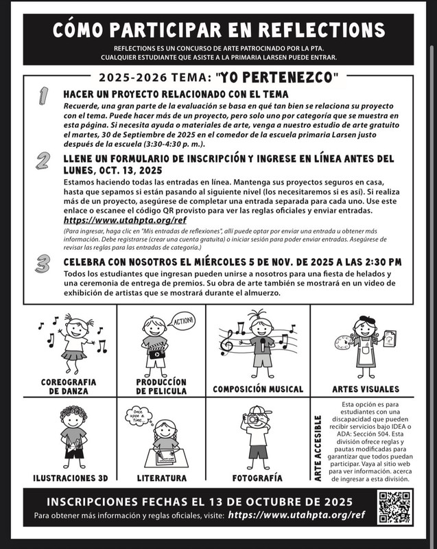 Reflection Flyer in Spanish