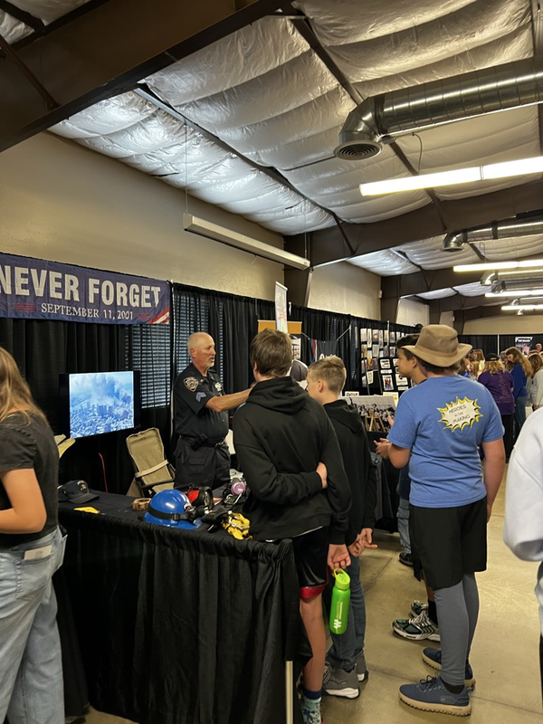 Students at 9/11 event 
