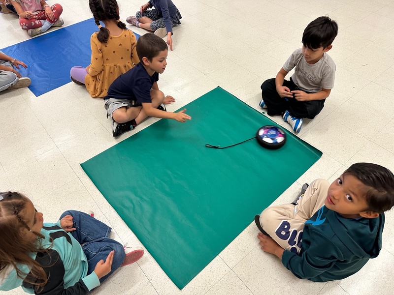 Kids playing a game