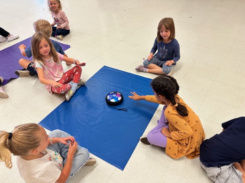 kids playing a game