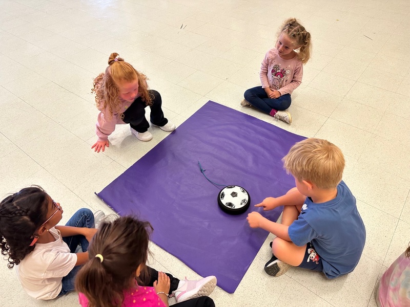 kids playing a game